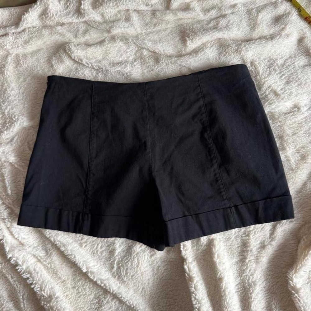 Express Black High-Waisted Tailored Shorts